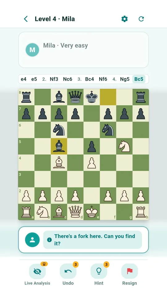 The coach giving a hint during a game